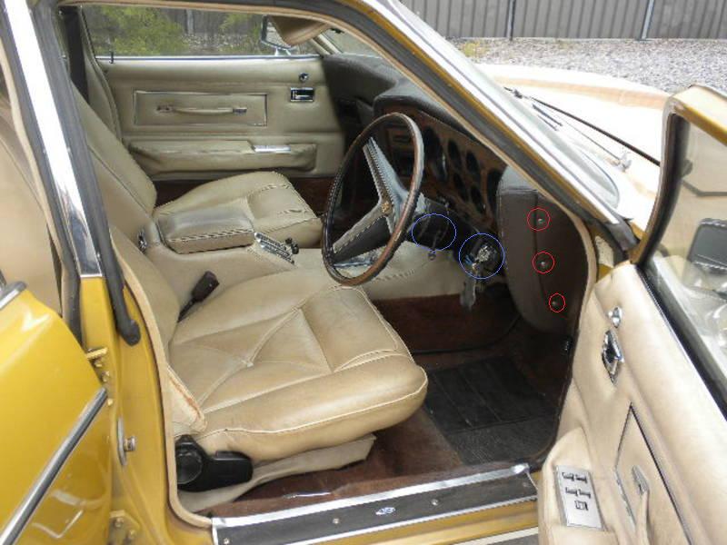 Same screws and positioning and placing of the ignition switch and indicator shift
