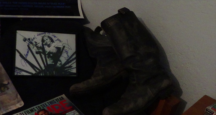 Rositer boots and signed autograph
